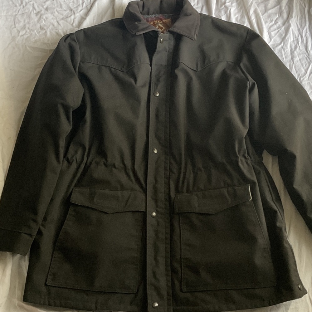 Walls vintage USA made western blanket lined winter jacket